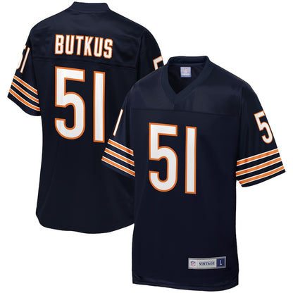 Chicago Bears Dick Butkus Pro Line Navy Football Jersey product image