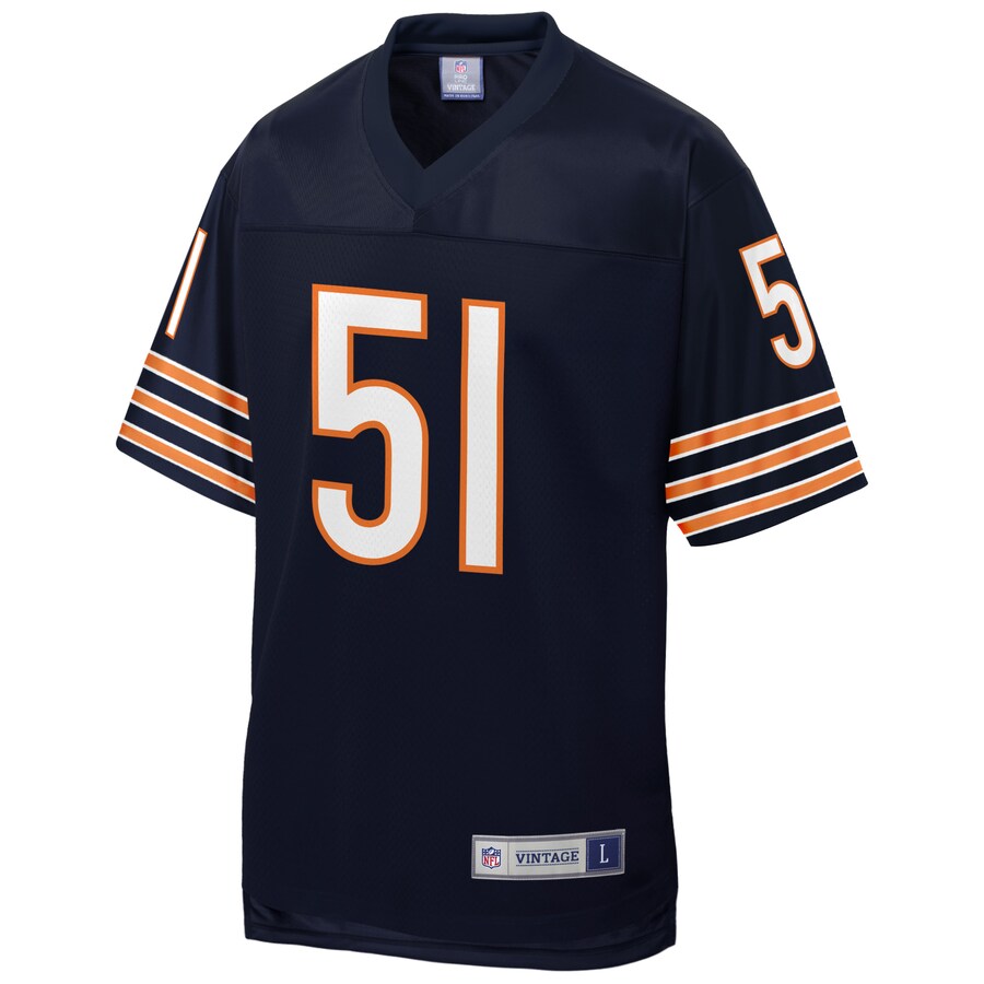 Chicago Bears Dick Butkus Pro Line Navy Football Jersey product image