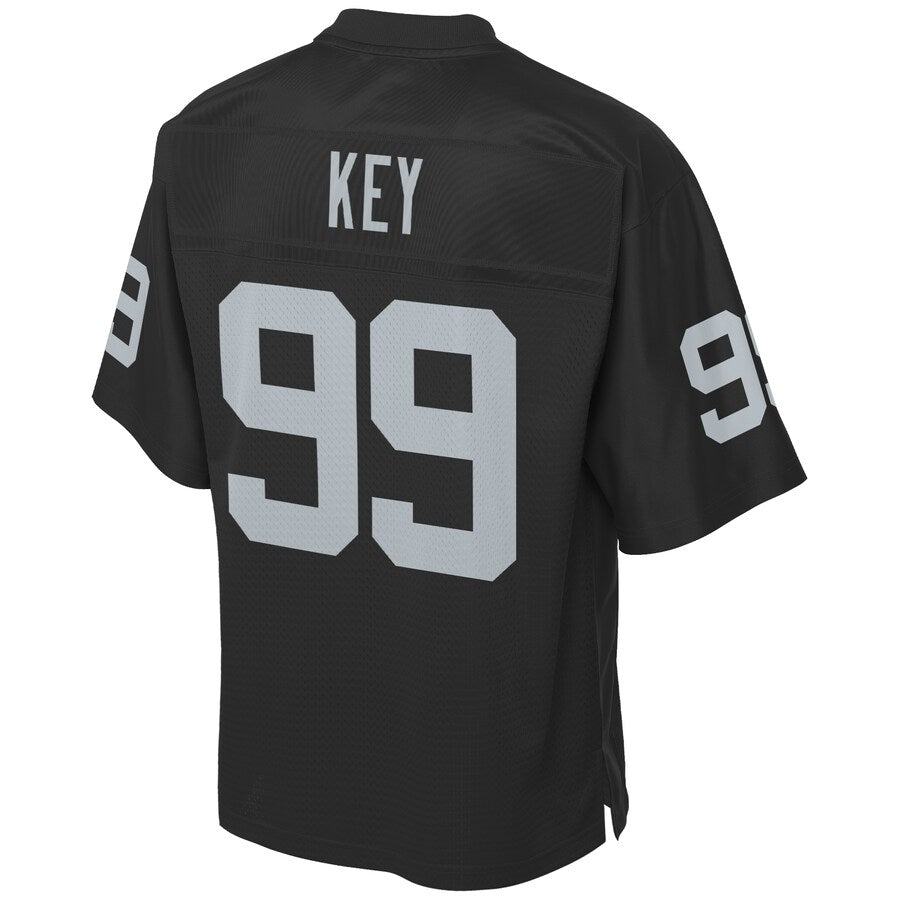 Las Vegas Raiders Arden Key Pro Line Big & Tall Black Football Jersey product image
