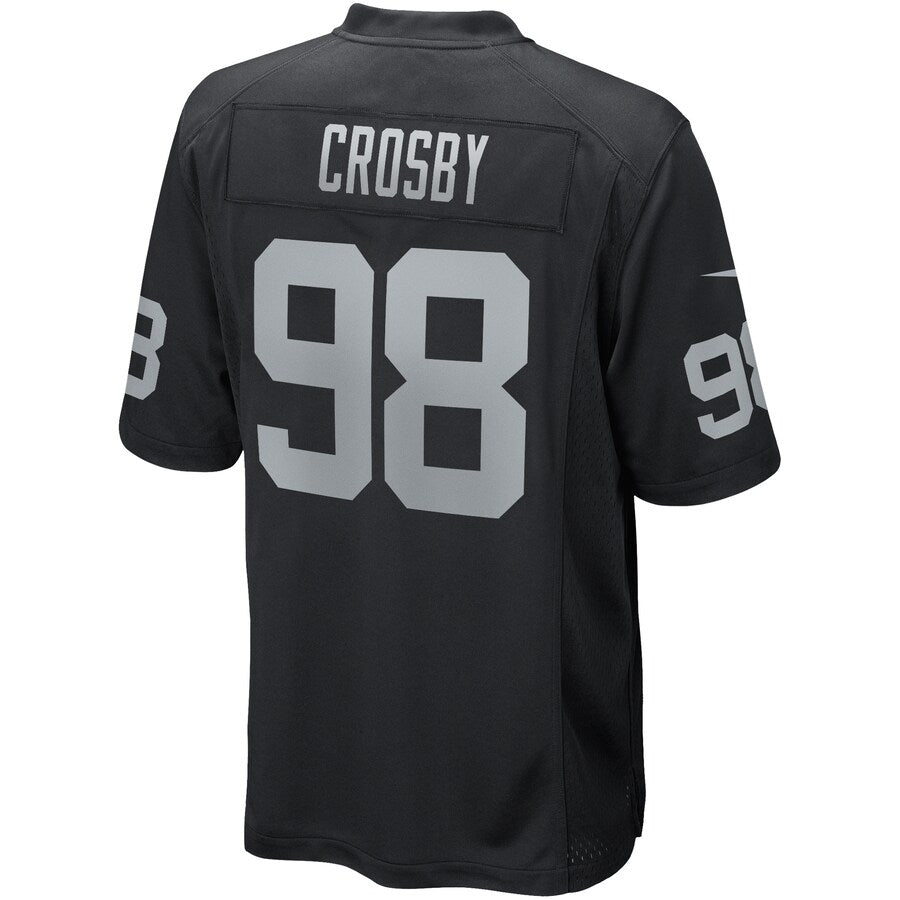 Las Vegas Raiders Maxx Crosby Game Black Football Jersey product image