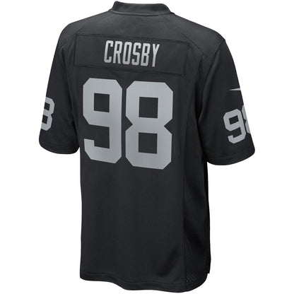 Las Vegas Raiders Maxx Crosby Game Black Football Jersey product image