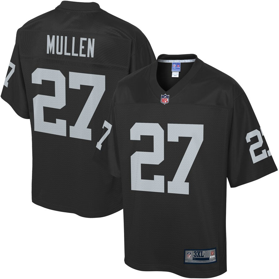 Las Vegas Raiders Trayvon Mullen Pro Line Big & Tall Black Football Jersey product image