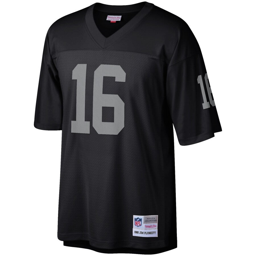 Las Vegas Raiders Jim Plunkett Legacy Black Football Jersey product image