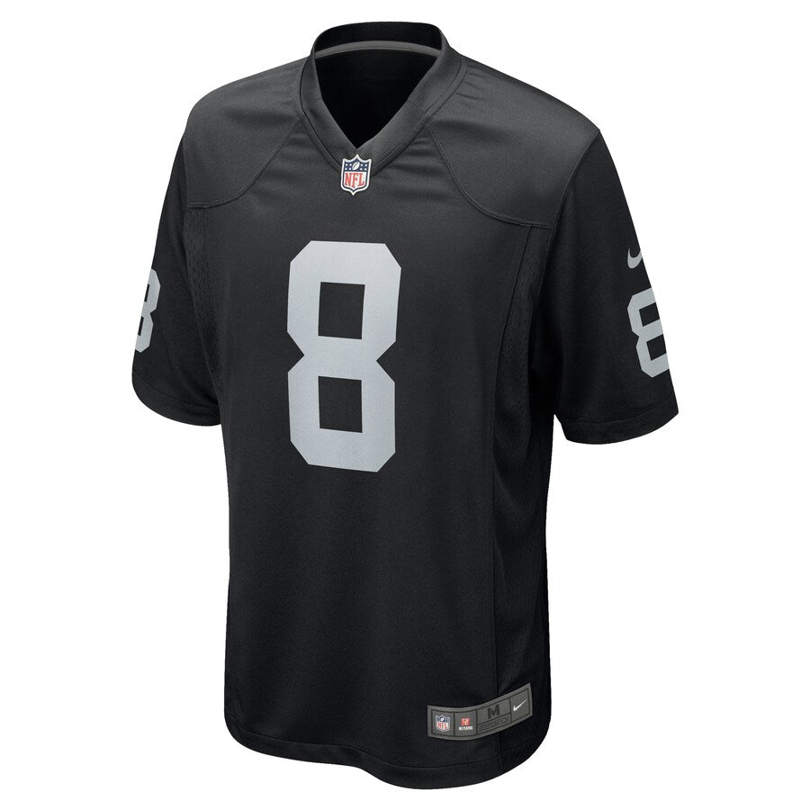 Las Vegas Raiders Marcus Mariota Game Black Football Jersey product image