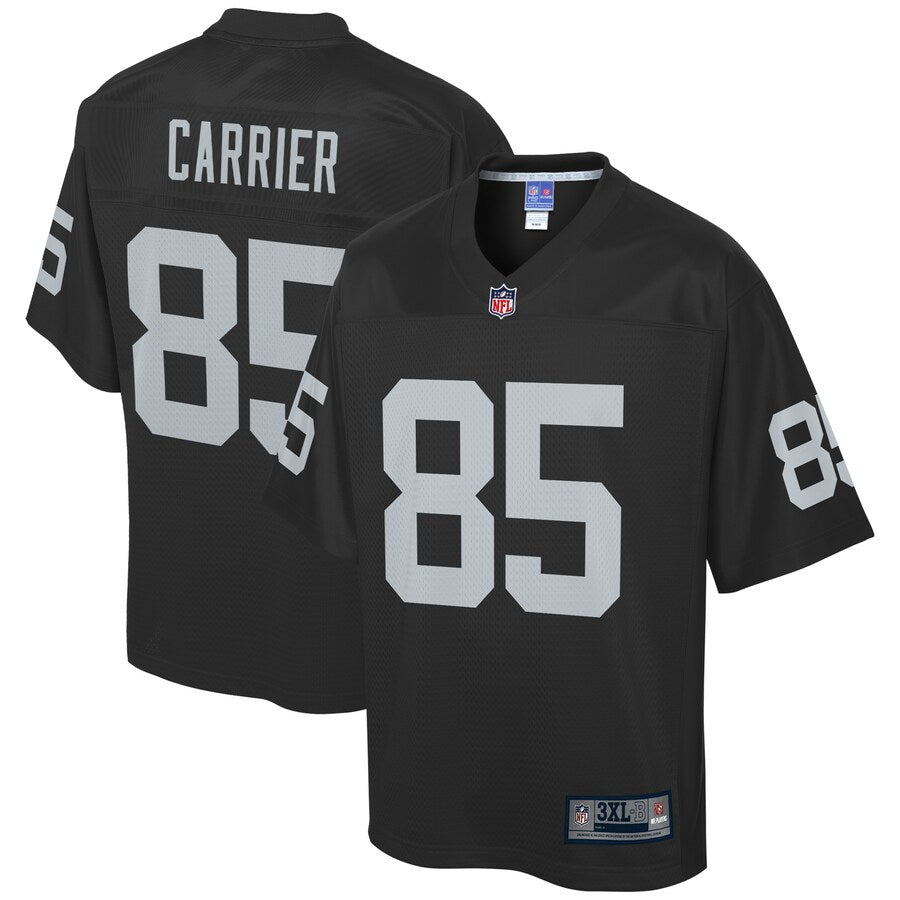 Las Vegas Raiders Derek Carrier Pro Line Big & Tall Black Football Jersey product image
