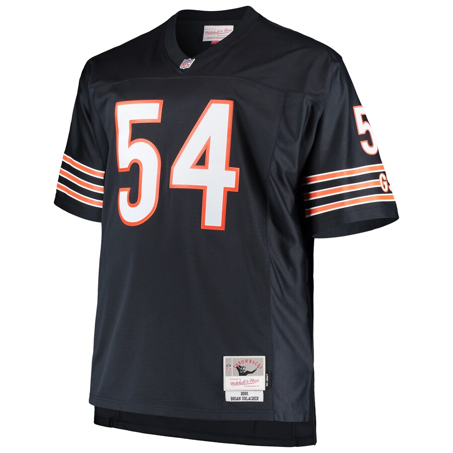Chicago Bears Brian Urlacher 2001 Big & Tall Navy Football Jersey product image
