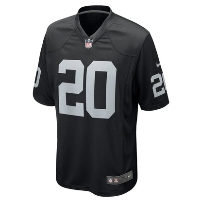 Las Vegas Raiders Damon Arnette Game Black Football Jersey product image