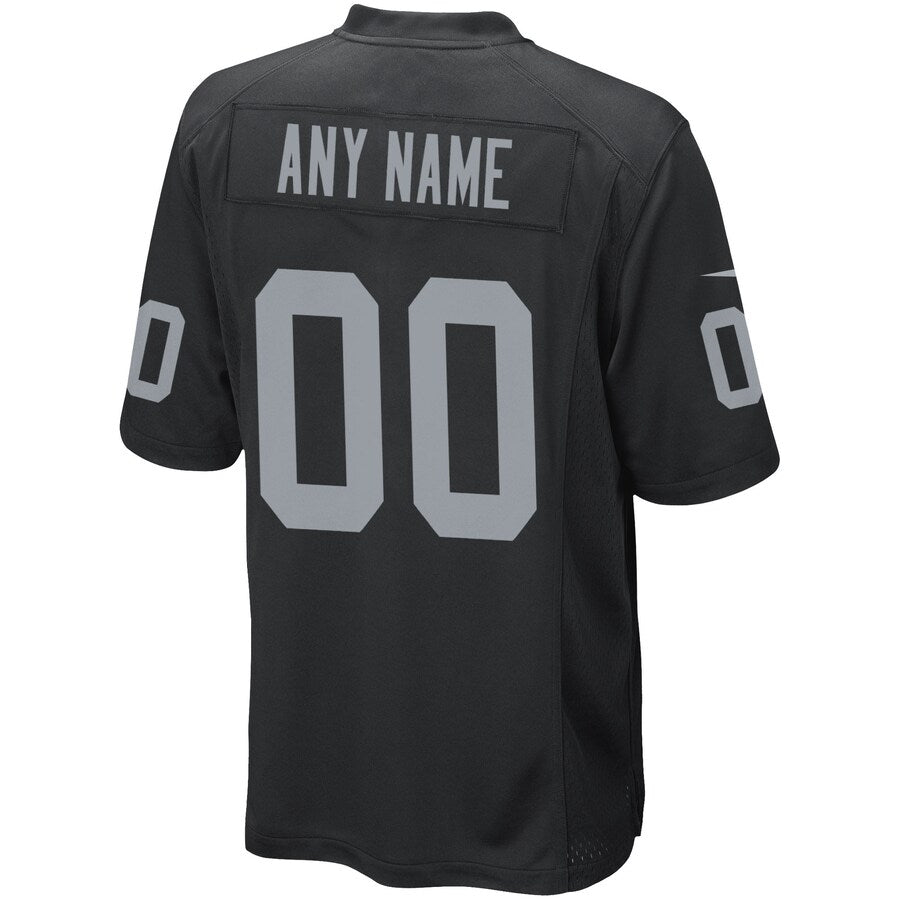 Las Vegas Raiders Custom Game Black Football Jersey product image