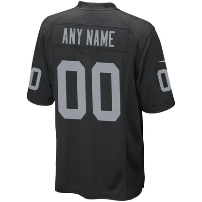 Las Vegas Raiders Custom Game Black Football Jersey product image
