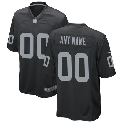 Las Vegas Raiders Custom Game Black Football Jersey product image