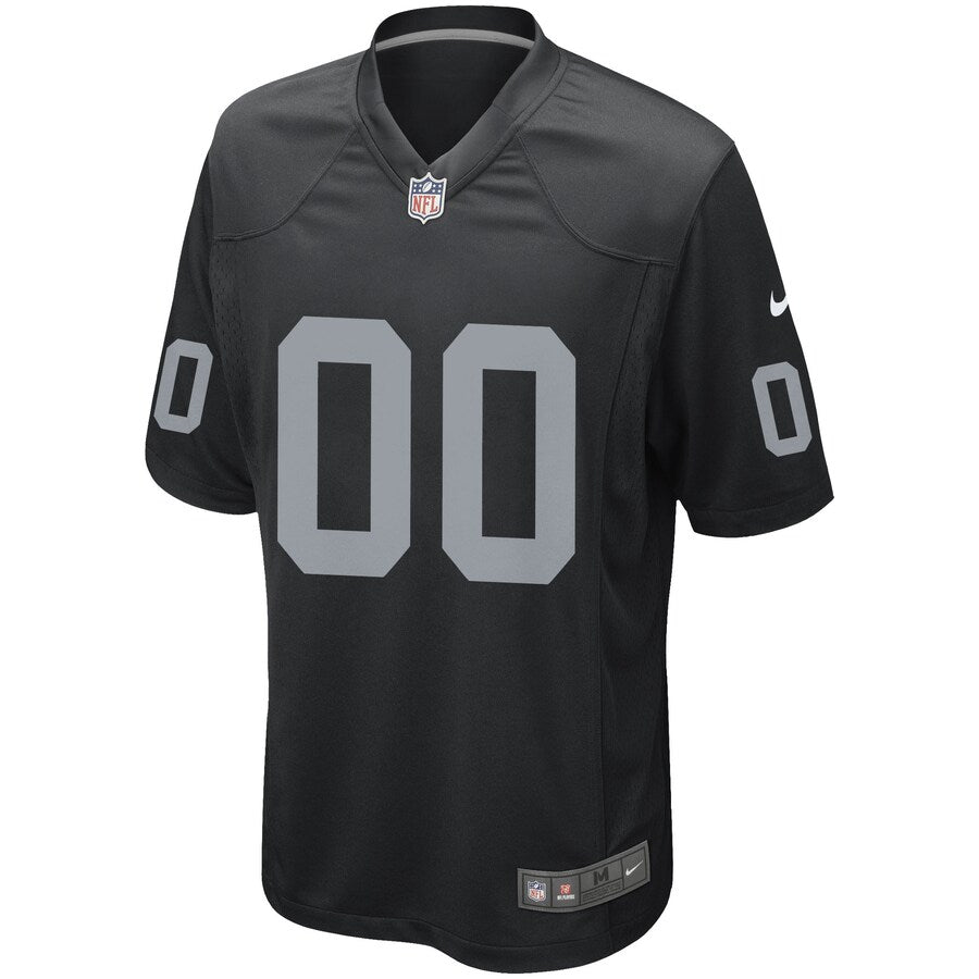 Las Vegas Raiders Custom Game Black Football Jersey product image