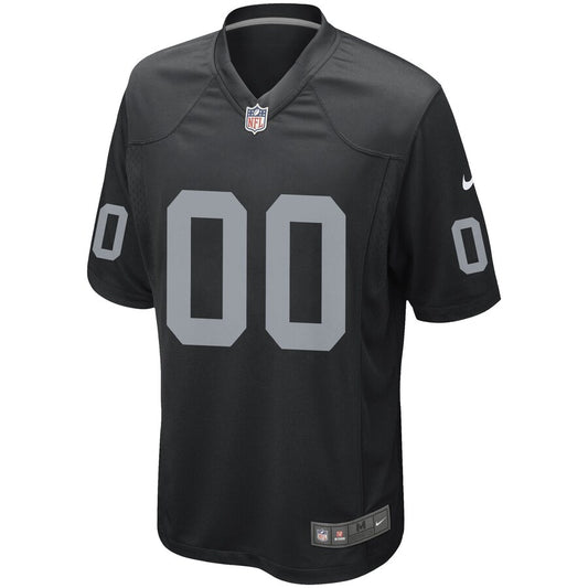 Las Vegas Raiders Custom Game Black Football Jersey product image