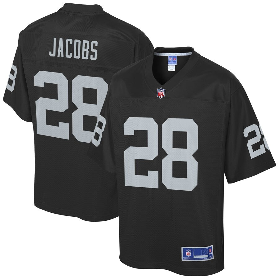 Las Vegas Raiders Josh Jacobs Pro Line Black Football Jersey product image