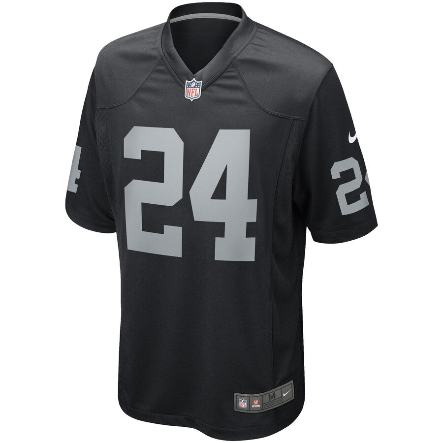 Las Vegas Raiders Charles Woodson Game Black Football Jersey product image