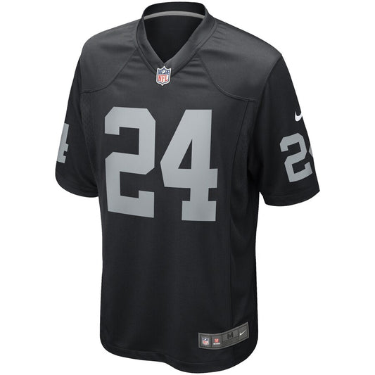Las Vegas Raiders Charles Woodson Game Black Football Jersey product image
