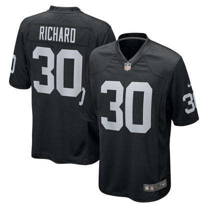 Las Vegas Raiders Jalen Richard Game Black Football Jersey product image