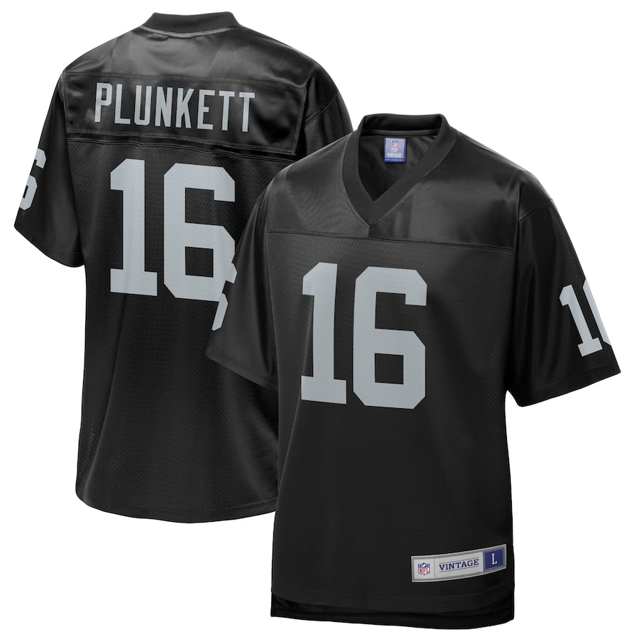 Las Vegas Raiders Jim Plunkett Pro Line Black Football Jersey product image