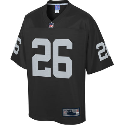 Las Vegas Raiders Nevin Lawson Pro Line Big & Tall Black Football Jersey product image