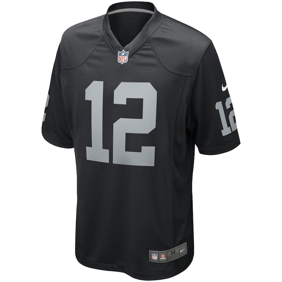 Las Vegas Raiders Ken Stabler Game Black Football Jersey product image