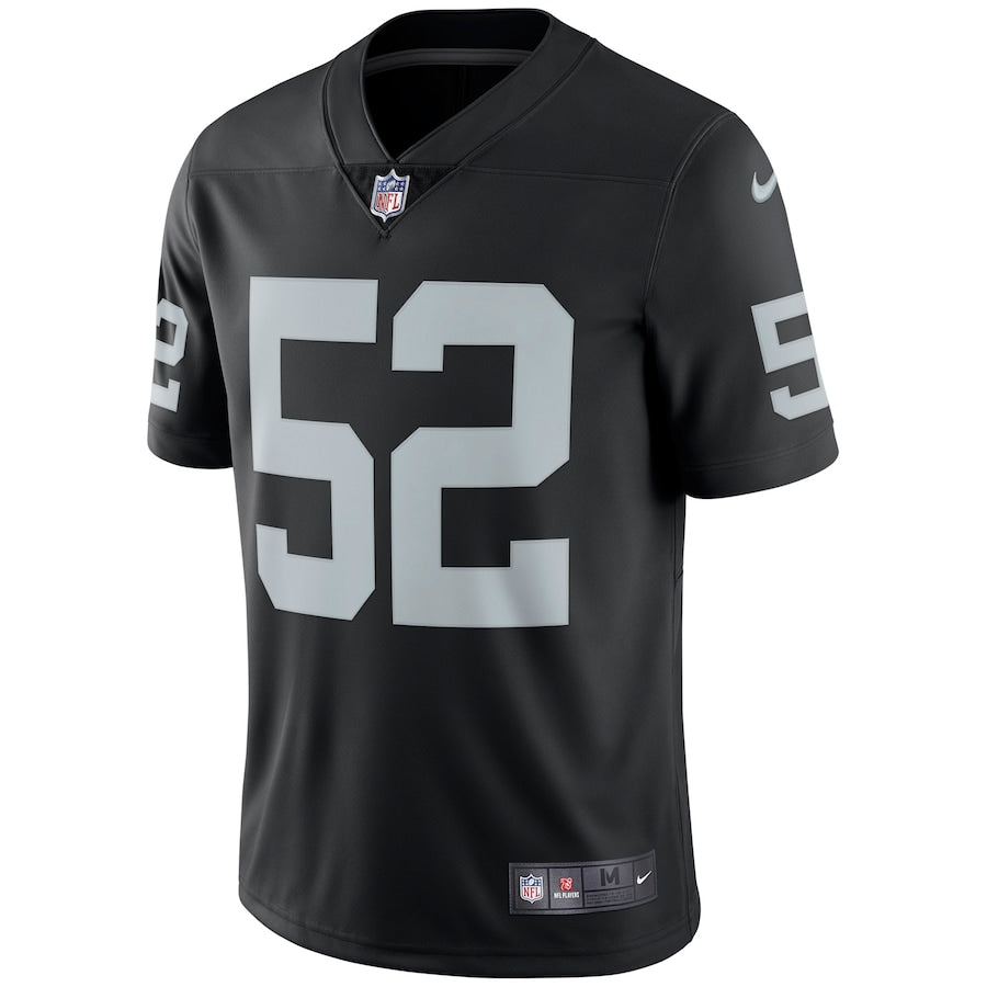 Las Vegas Raiders Khalil Mack Limited Black Football Jersey product image