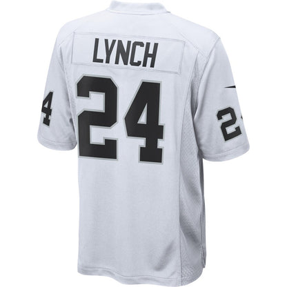 Las Vegas Raiders Marshawn Lynch Game White Football Jersey product image