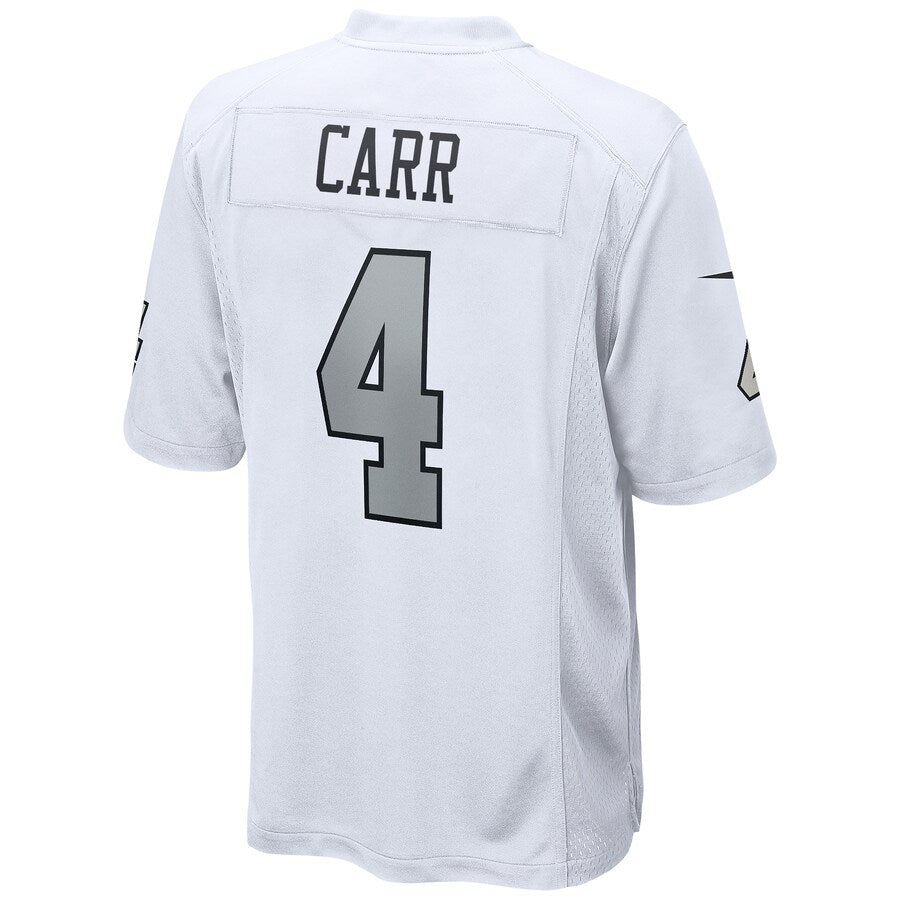 Las Vegas Raiders Derek Carr Alternate Game White Football Jersey product image