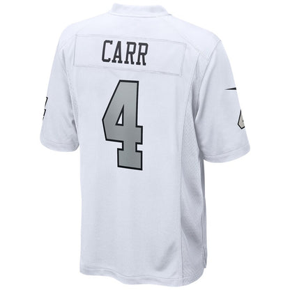Las Vegas Raiders Derek Carr Alternate Game White Football Jersey product image
