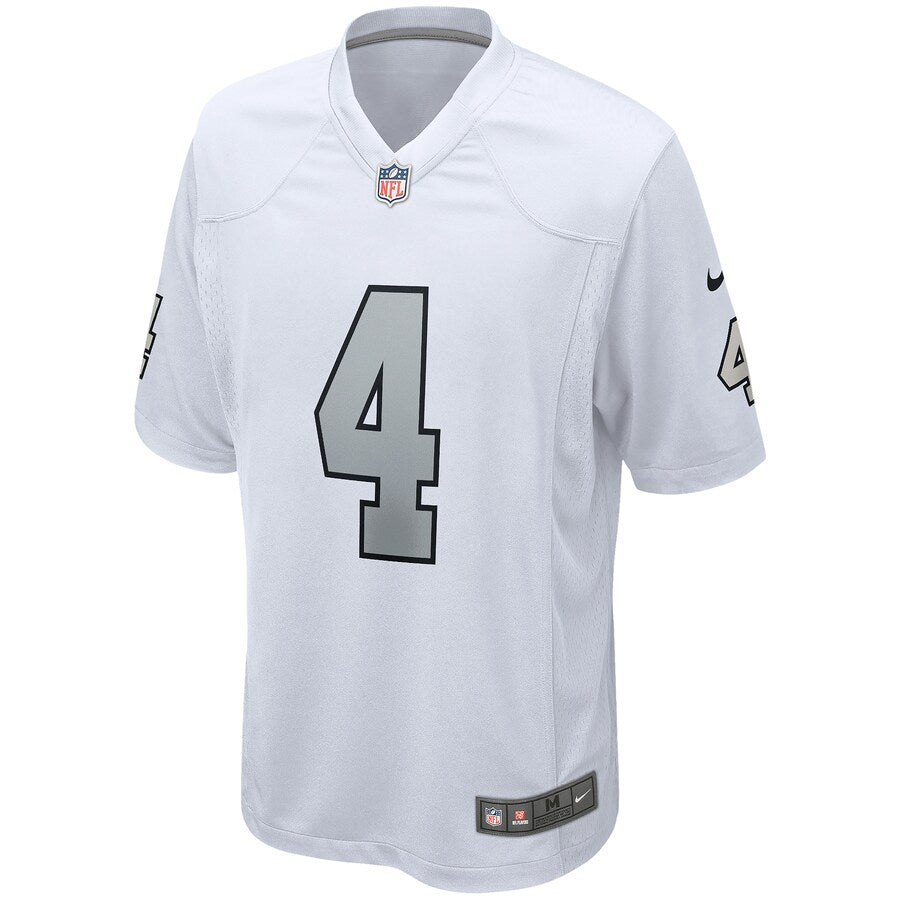 Las Vegas Raiders Derek Carr Alternate Game White Football Jersey product image