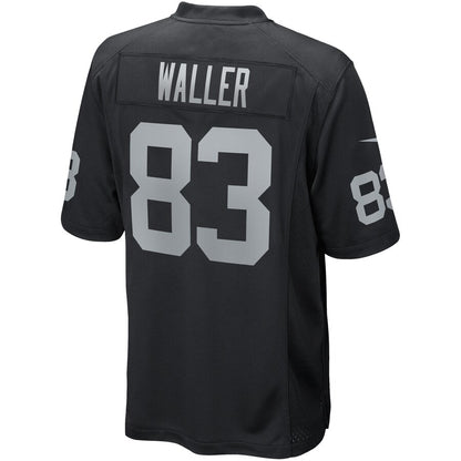 Las Vegas Raiders Darren Waller Game Black Football Jersey product image