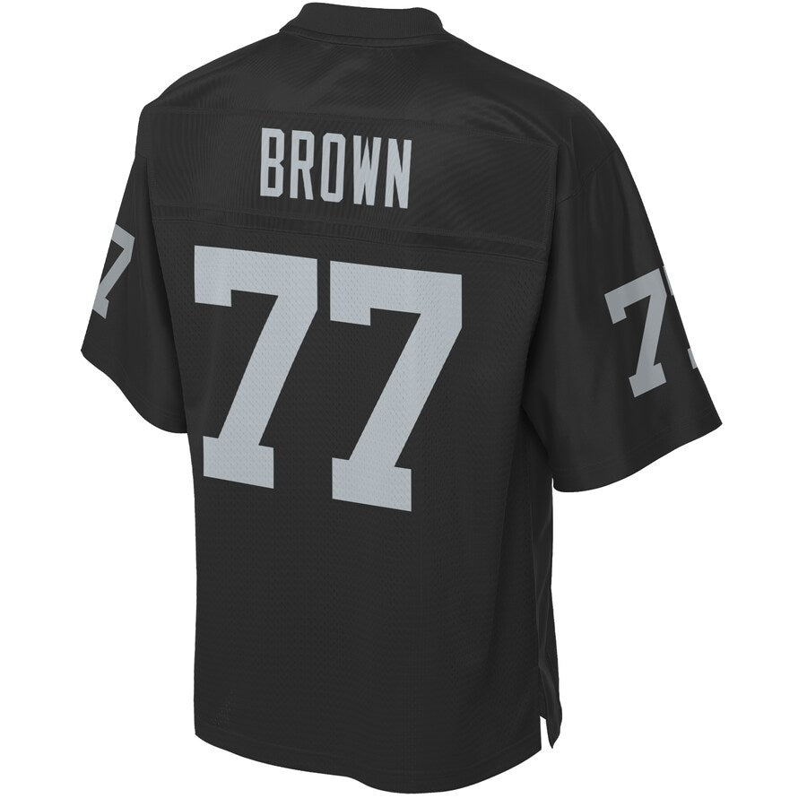 Las Vegas Raiders Trent Brown Pro Line Big & Tall Brown Football Jersey product image