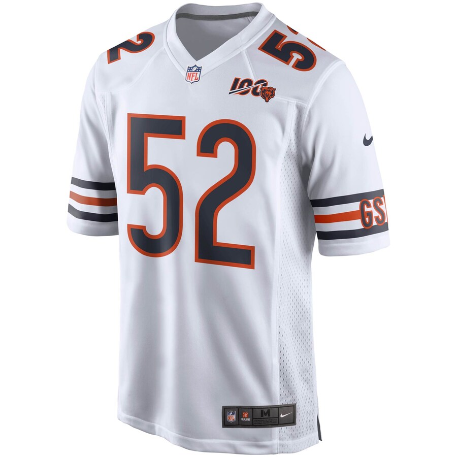 Chicago Bears Khalil Mack Game White Football Jersey product image