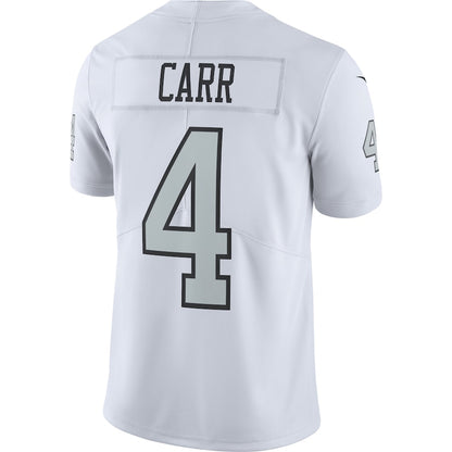 Las Vegas Raiders Derek Carr Limited White Football Jersey product image