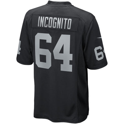 Las Vegas Raiders Richie Incognito Game Black Football Jersey product image