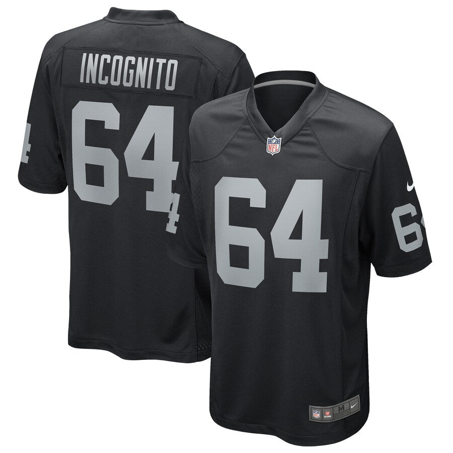 Las Vegas Raiders Richie Incognito Game Black Football Jersey product image