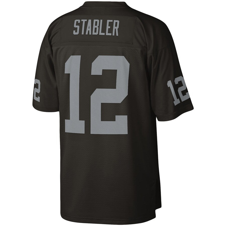Las Vegas Raiders Ken Stabler Legacy Black Football Jersey product image