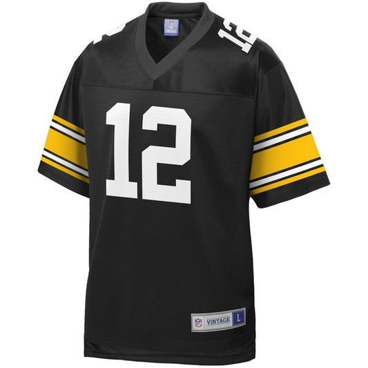 Pittsburgh Steelers Terry Bradshaw Pro Line Black Football Jersey product image