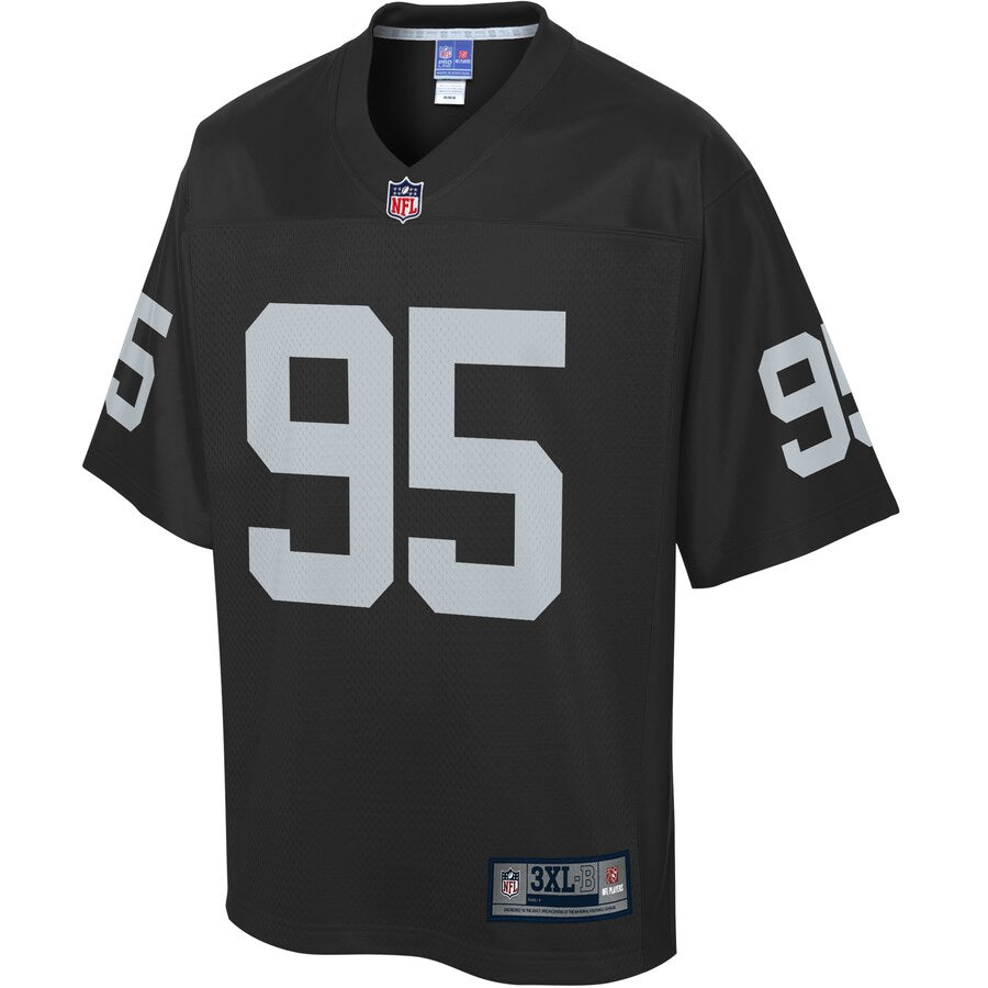 Las Vegas Raiders Dion Jordan Pro Line Big & Tall Black Football Jersey product image