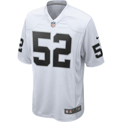 Las Vegas Raiders Khalil Mack Game White Football Jersey product image