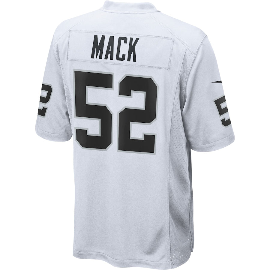 Las Vegas Raiders Khalil Mack Game White Football Jersey product image