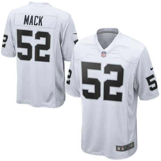 Las Vegas Raiders Khalil Mack Game White Football Jersey product image