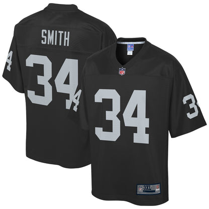 Las Vegas Raiders Rod Smith Pro Line Big & Tall Black Football Jersey product image