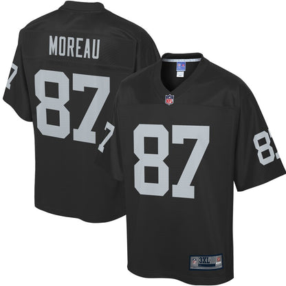 Las Vegas Raiders Foster Moreau Pro Line Big & Tall Black Football Jersey product image
