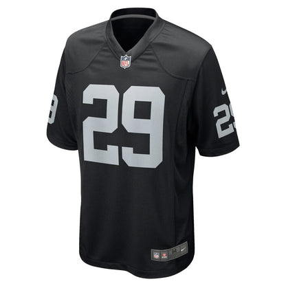Las Vegas Raiders Lamarcus Joyner Game Black Football Jersey product image