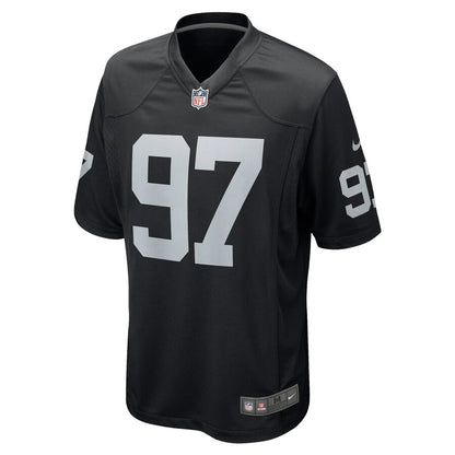 Las Vegas Raiders Maliek Collins Game Black Football Jersey product image