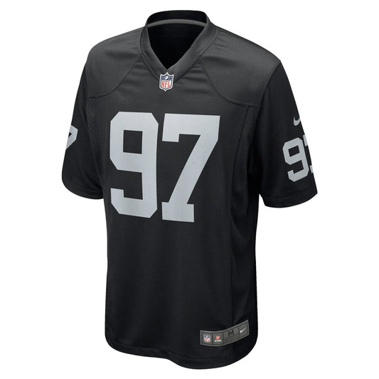 Las Vegas Raiders Maliek Collins Game Black Football Jersey product image