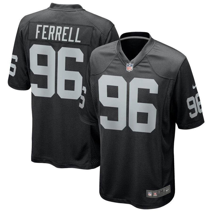 Las Vegas Raiders Clelin Ferrell Game Black Football Jersey product image