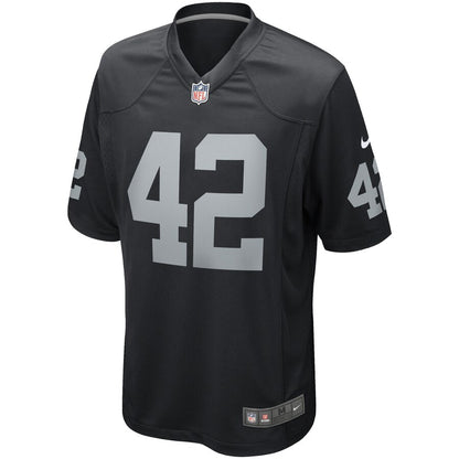 Las Vegas Raiders Ronnie Lott Game Black Football Jersey product image