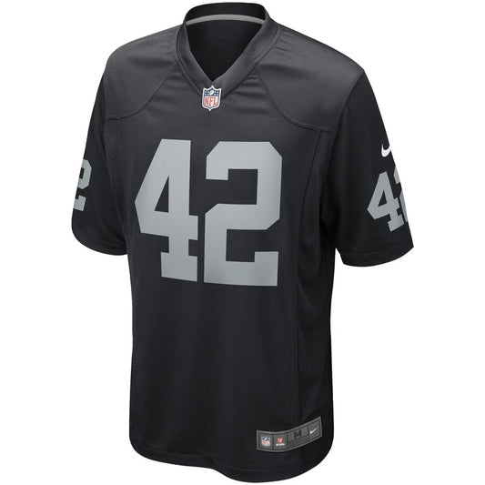 Las Vegas Raiders Ronnie Lott Game Black Football Jersey product image