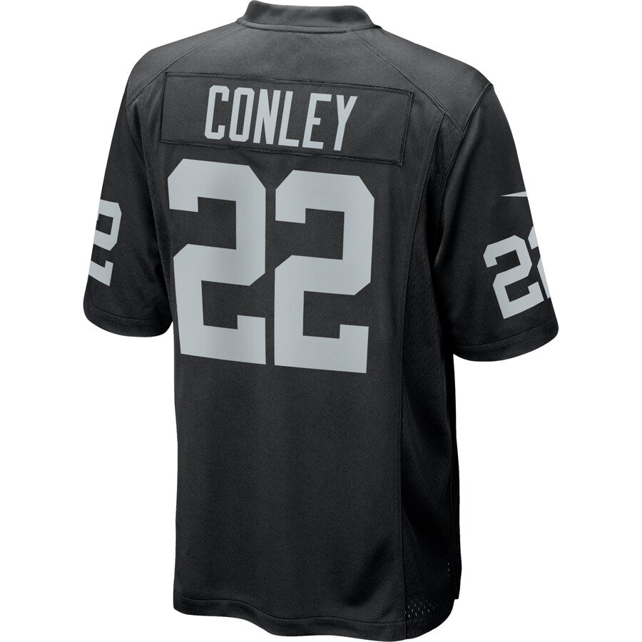 Las Vegas Raiders Gareon Conley Game Black Football Jersey product image