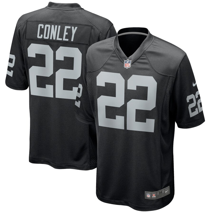 Las Vegas Raiders Gareon Conley Game Black Football Jersey product image